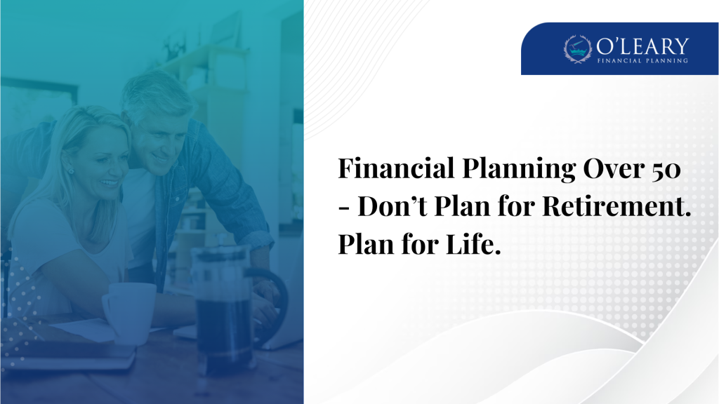 Couple discussing financial planning over 50 in Ireland